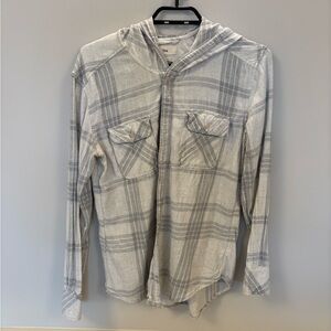 TNA Plaid Button-up Shirt